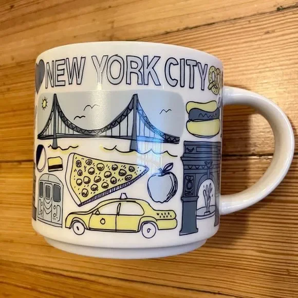 Starbucks Been There/ Across The Globe Collection 14oz ceramic mug.New York City - Picture 4 of 8